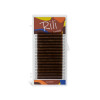 Коричневые ресницы Rili cookie - MIX 16 линий L 0.10  6-13